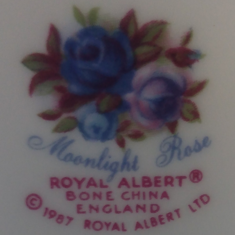Royal Albert "Moonlight Rose" Sandwich Tray